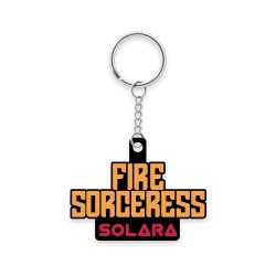 Solara - Fire Sorceress - Keychain