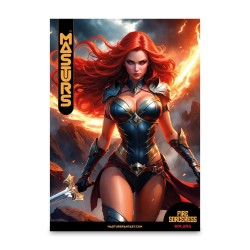 Solara - Fire Sorceress - Poster A2