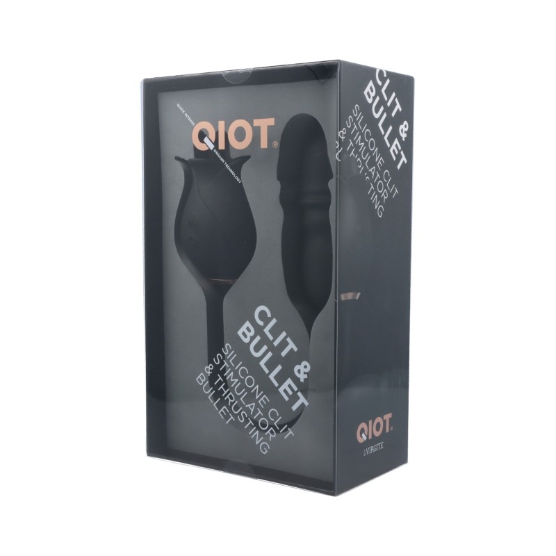 QIOT CLITORIAL STIMULATOR -THRUSTING BULLET