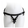 HARNESS WITH BLACK DILDO SIZE S