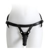 HARNESS WITH BLACK DILDO SIZE L
