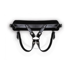 HARNESS WITH BLACK DILDO SIZE L