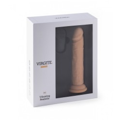 REALISTIC VIBRATOR "R15" FLESH 16.5CM W/ REMOTE CONTROL