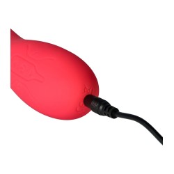 V8 PINK RECHARGEABLE TAPPING VIBRATOR