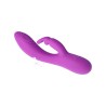 V9 RECHARGEABLE TAPPING VIBRATOR PURPLE