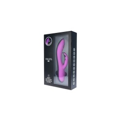 V9 RECHARGEABLE TAPPING VIBRATOR PURPLE