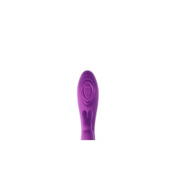 V9 RECHARGEABLE TAPPING VIBRATOR PURPLE