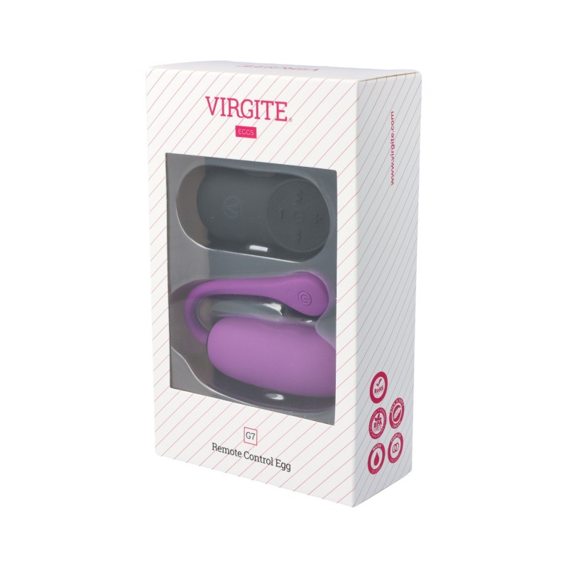 G7 RECHARGEABLE PURPLE VIBRATING EGG