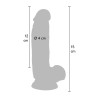 Dildo 6 inch with Balls