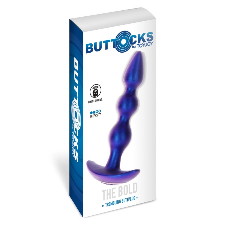 ToyJoy Buttocks The Bold Beaded Vibrating Anal Plug