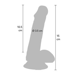 Happy Dicks Dildo 6 inch Balls