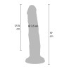 ToyJoy Get Real Silicone 19 cm Dong