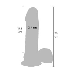 ToyJoy Get Real Silicone 20 cm Dildo