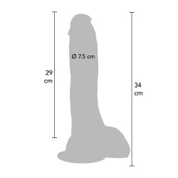 ToyJoy Get Real Extreme 34 cm XXXL Dildo