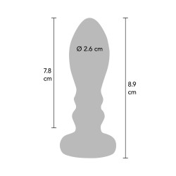 ToyJoy Buttocks Vibrating Metal Buttplug M