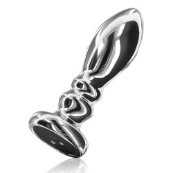 ToyJoy Buttocks Vibrating Metal Buttplug L