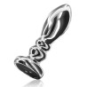 ToyJoy Buttocks Vibrating Metal Buttplug L