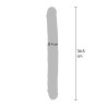 Clear Double Dong TPE 34.5 cm
