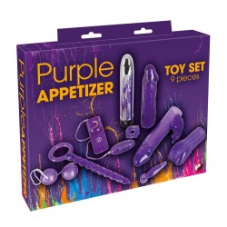 Purple Appetizer 9-piece set