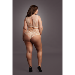 Duo Net Key-Hole Bra Set - Queen Size