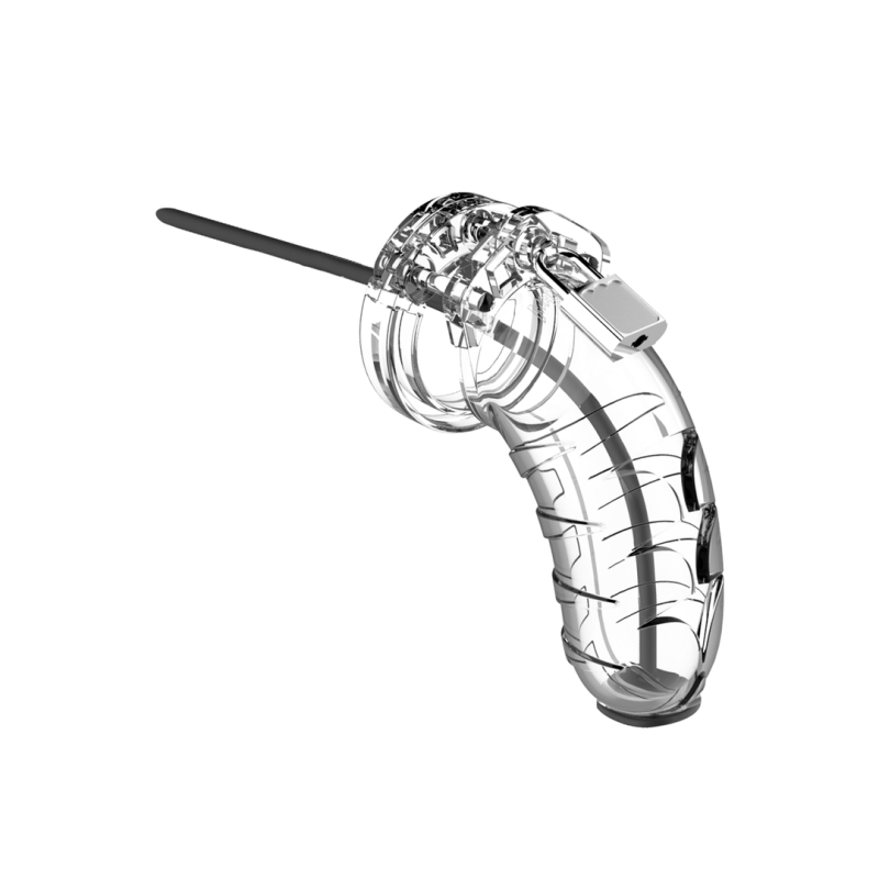 Model 16 Chastity Cock Cage with Urethral Sounding - 4.5 / 11,5 cm