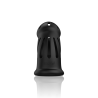 Model 27 - Ultra Soft Silicone Chastity Cage - Black