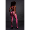 Bodystocking with Halterneck - One Size - Neon Pink