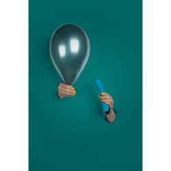 Smooth Silicone G-Spot Vibrator - Teal Blue