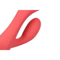 Smooth Ultra Soft Silicone Rabbit Vibrator - Astro Dust