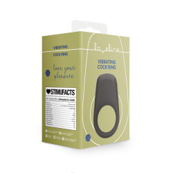 Vibrating Cock Ring - Licorice Black