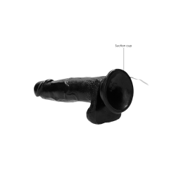 Vibrating Realistic Cock with Scrotum - 8 / 20 cm