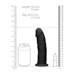 Silicone Dildo without Balls - 8 / 20 cm