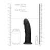 Silicone Dildo without Balls - 8 / 20 cm