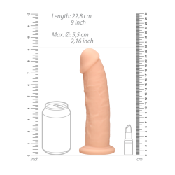 Silicone Dildo without Balls - 9 / 23 cm