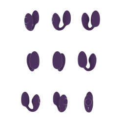 Aika - Pulse Wave  Vibrating Love Egg - Purple