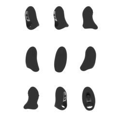 Hana - Pulse Wave Finger Vibrator - Black