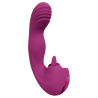 Yumi - Triple Motor G-Spot Finger Motion Vibrator and Flickering Tongue Stimulator - Pink