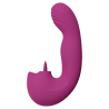 Yumi - Triple Motor G-Spot Finger Motion Vibrator and Flickering Tongue Stimulator - Pink