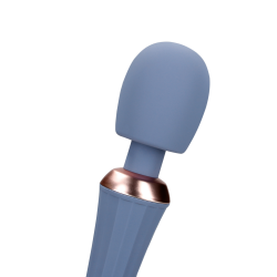 Powerful Wand Vibrator with Still Handle - Blue Nova