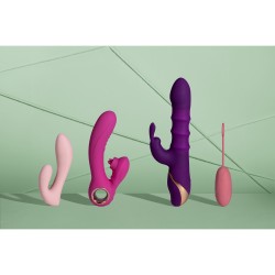 Tongue Flickering and Heating Rabbit Vibrator - Exuberant Pink
