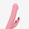 Rotating Beads Rabbit Vibrator - Pink Arabesque