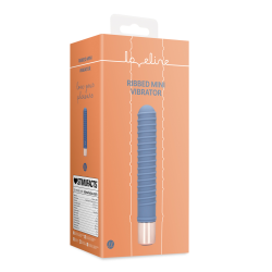 Ribbed Mini Vibrator - Blue Horizon