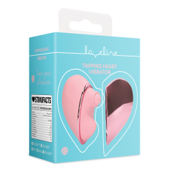 Tapping Heart Vibrator - Pink Arabesque