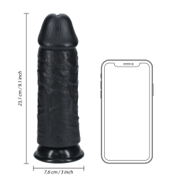 Extra Thick Straight without Balls 9 / 23 cm - Black