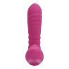 Thrusting and Tapping Vibrator - Powerful Pink