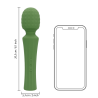 Powerful Wand Vibrator Massager with Still Handle - Green Mumba