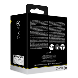 PU Leather Chastity Belt with Straps - Black