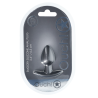 Smooth Silicone Anal Plug - Small - 2.6 / 6,5 cm - Gunmetal