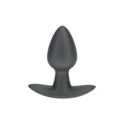 Smooth Silicone Anal Plug - Small - 2.6 / 6,5 cm - Gunmetal