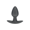 Smooth Silicone Anal Plug - Small - 2.6 / 6,5 cm - Gunmetal